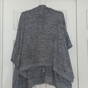Athleta Gray Hooded Tunic